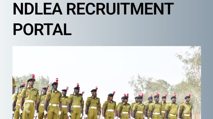 NDLEA Recruitment