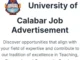 University of Calabar Recruitment