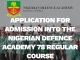 NDA 78 Regular Course