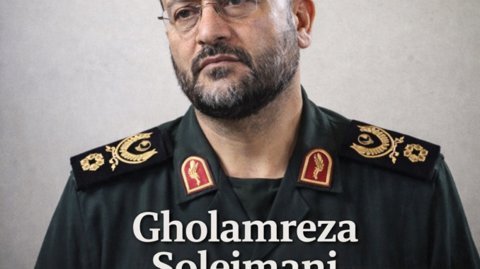 Gholamreza Soleimani Biography