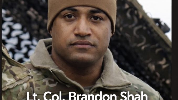 Lt. Col. Brandon Shah Biography